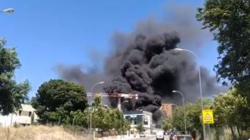 Incendio en Madrid