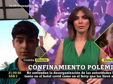 Joven confinado en Mallorca