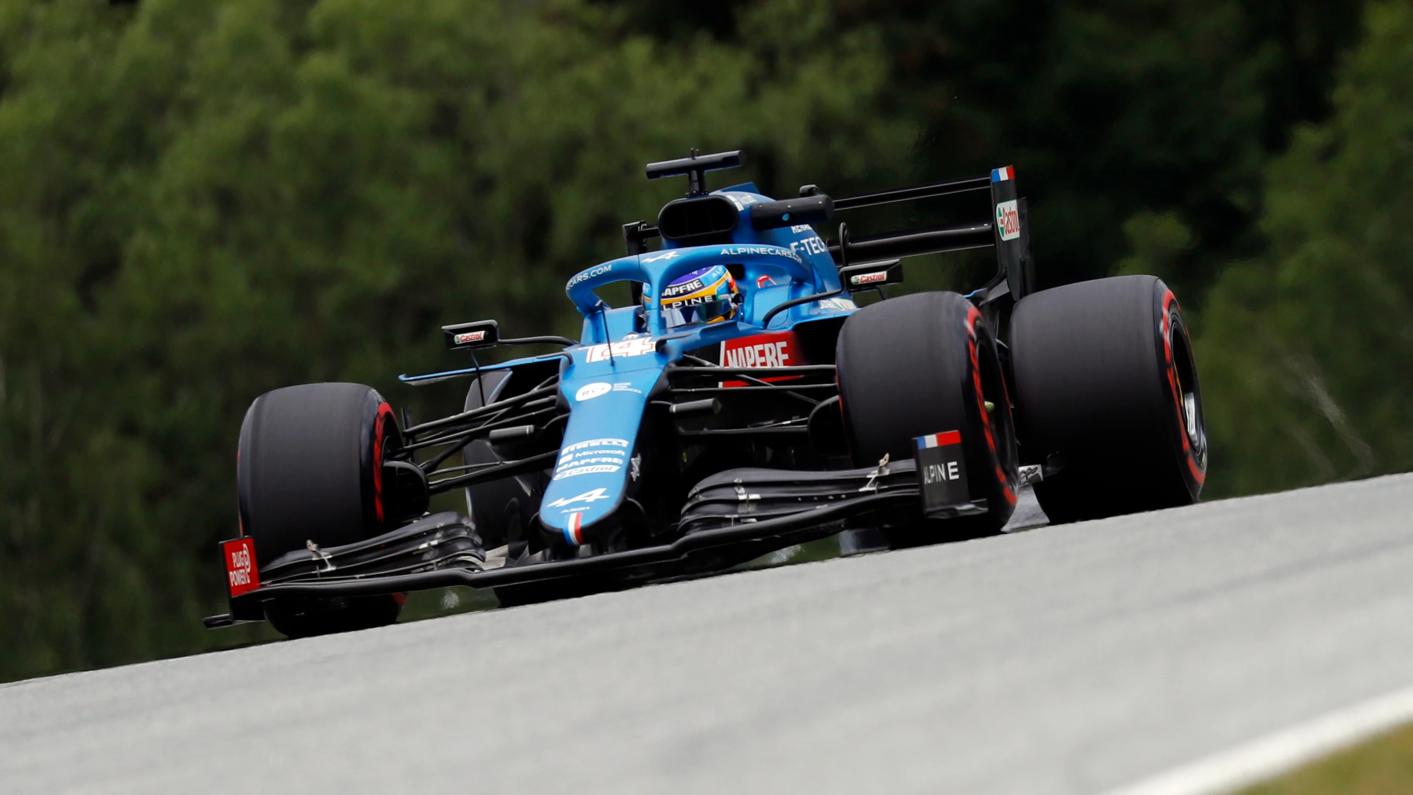 Fernando Alonso en el GP de Austria