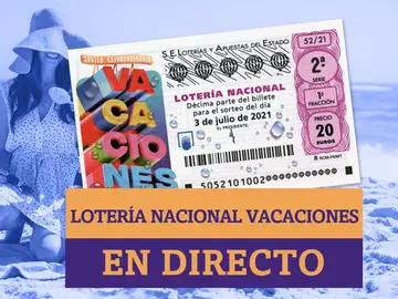 Sorteo Extraordinario Lotería Nacional de Verano 2021: Resultados de hoy, sábado 3 de julio, en directo