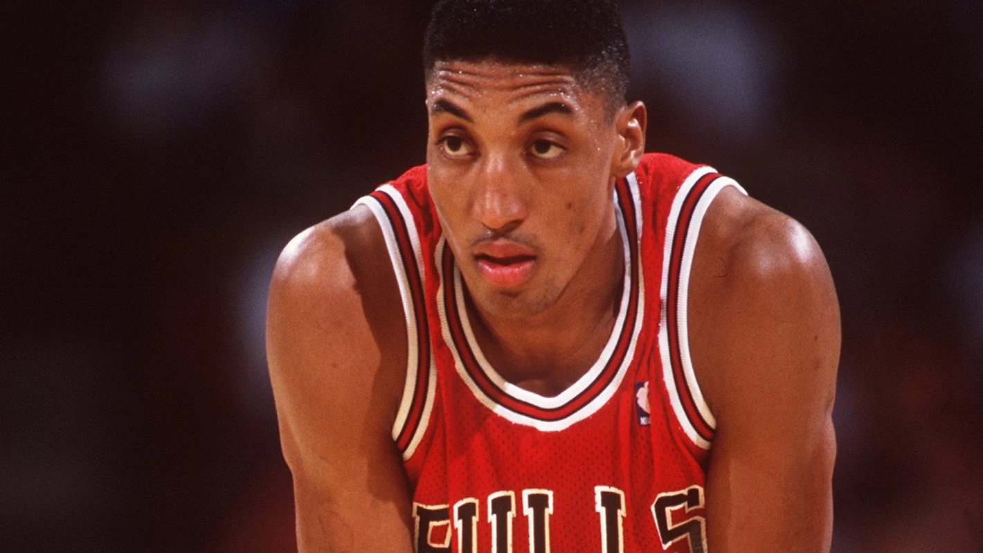 Scottie Pippen, con los Bulls