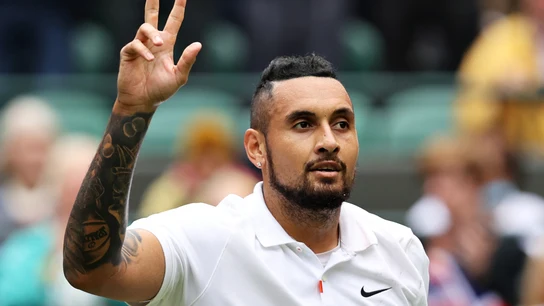 Nick Kyrgios, en Wimbledon Nick Kyrgios, en Wimbledon