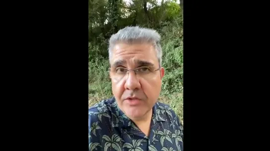 Florentino Fernández, en su vídeo de disculpa Florentino Fernández, en su vídeo de disculpa
