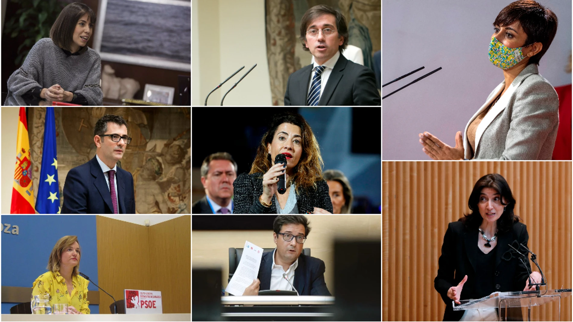 Los rostros que protagonizan el renovado Gobierno de coalición de Pedro Sánchez