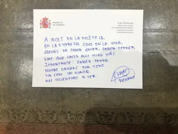 La carta de despedida de Iván Redondo a Pedro Sánchez