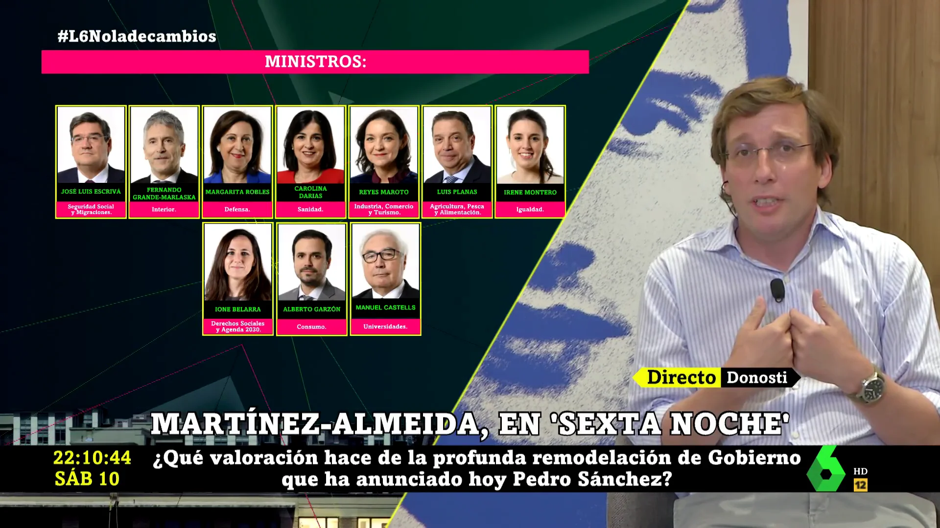 AlmeidaCambiosGobierno AlmeidaCambiosGobierno