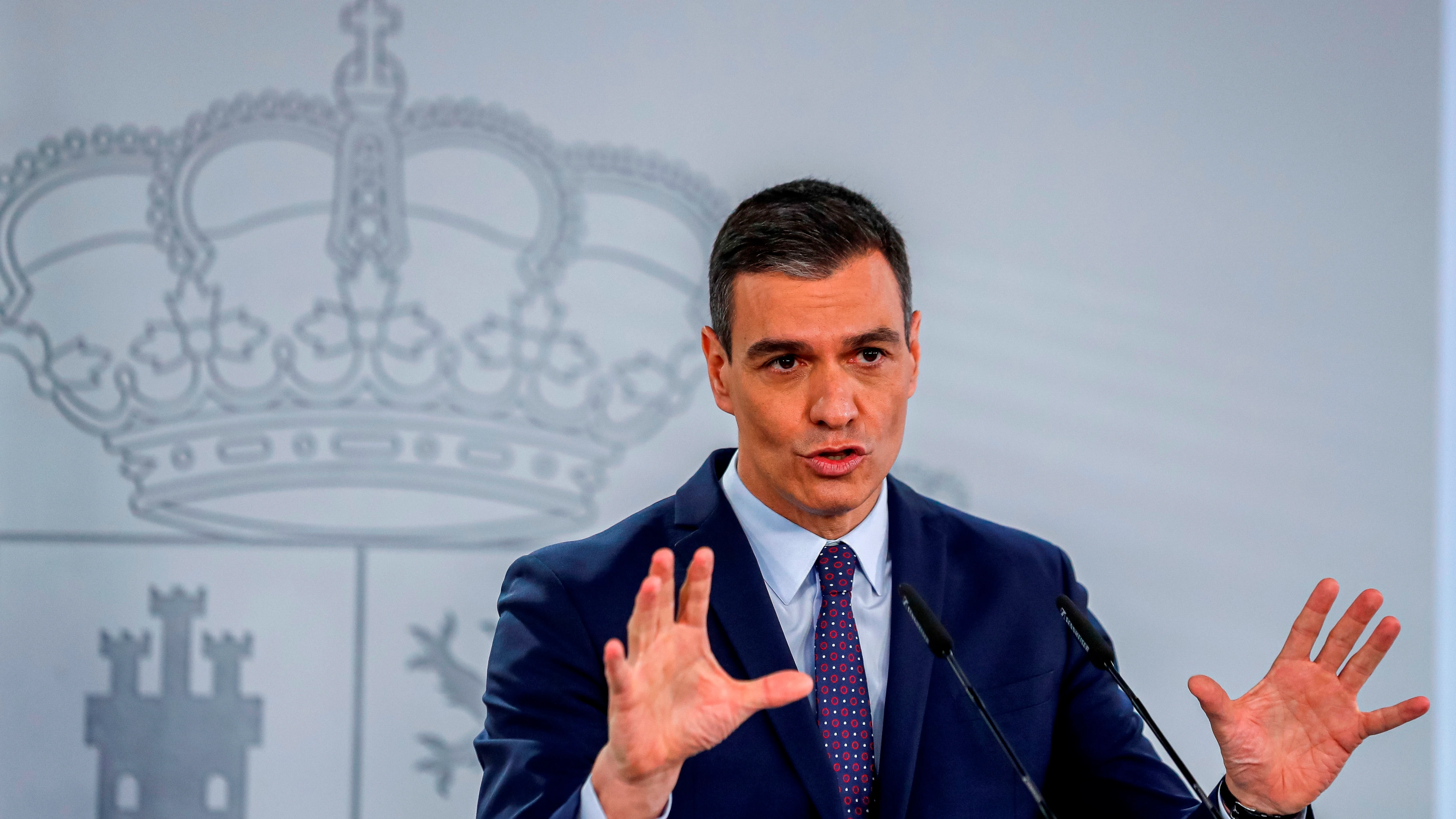 El presidente del Gobierno, Pedro Sánchez