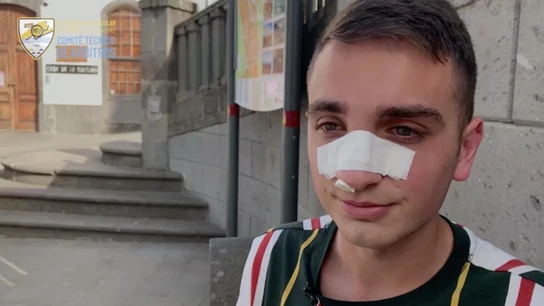 El árbitro Alejandro Moreno Robaina El árbitro Alejandro Moreno Robaina