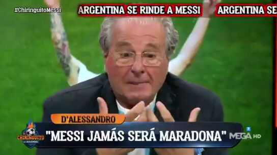 D'Alessandro, tras la victoria de Argentina en la Copa Am&eacute;rica: "Messi jam&aacute;s ser&aacute; Maradona"