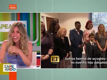 El vídeo viral en el que un niño huye de la reina Isabel que hace llorar de la risa a María Gómez