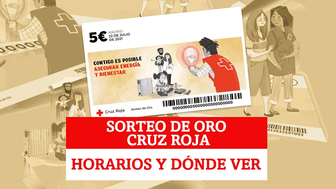 Horario y dónde ver el Sorteo de Oro de Cruz Roja