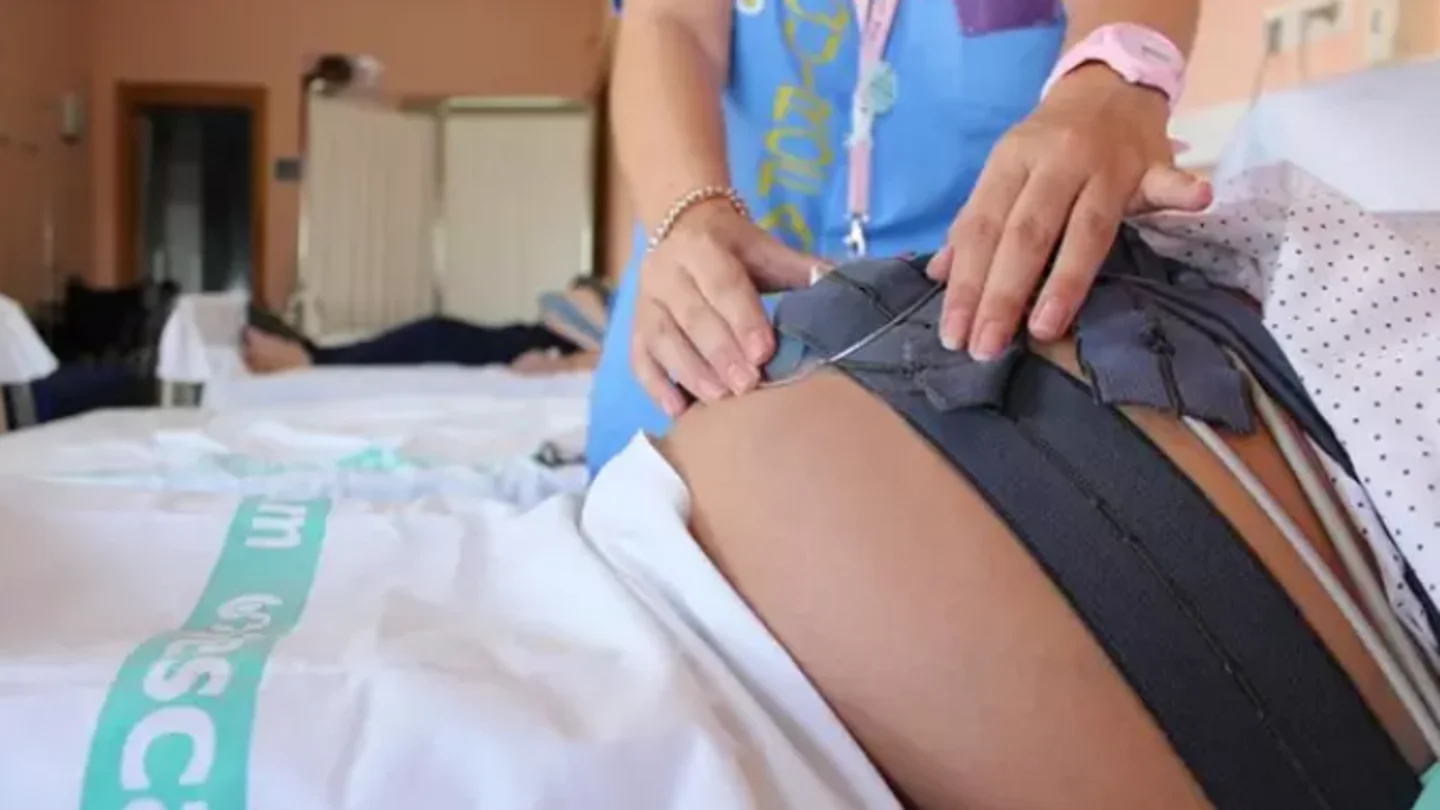 Una embarazada ingresada en un hospital Una embarazada ingresada en un hospital