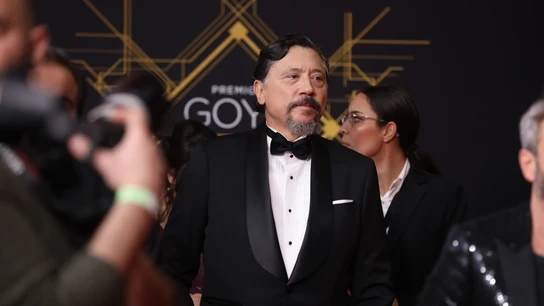 Carlos Bardem al inicio de la alfombra roja de la XXXIV edición de los Premios Goya, en Málaga Bardem