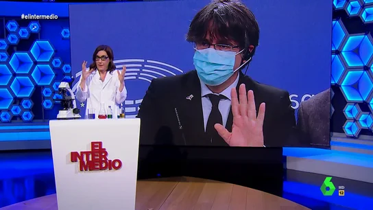 La indignación de Cristina Gallego con Puigdemont: "¿Qué tiene que ver el 1 de octubre con el proceso de vacunación?" La indignación de Cristina Gallego con Puigdemont: "¿Qué tiene que ver el 1 de octubre con el proceso de vacunación?"