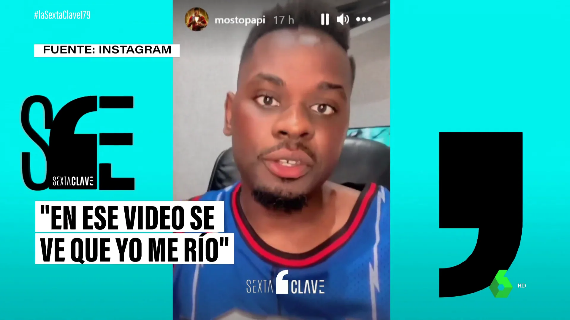 El youtuber Mostopapi se defiende de sus carcajadas en la entrevista con Naim Darrechi: "Mi risa se ha malinterpretado"