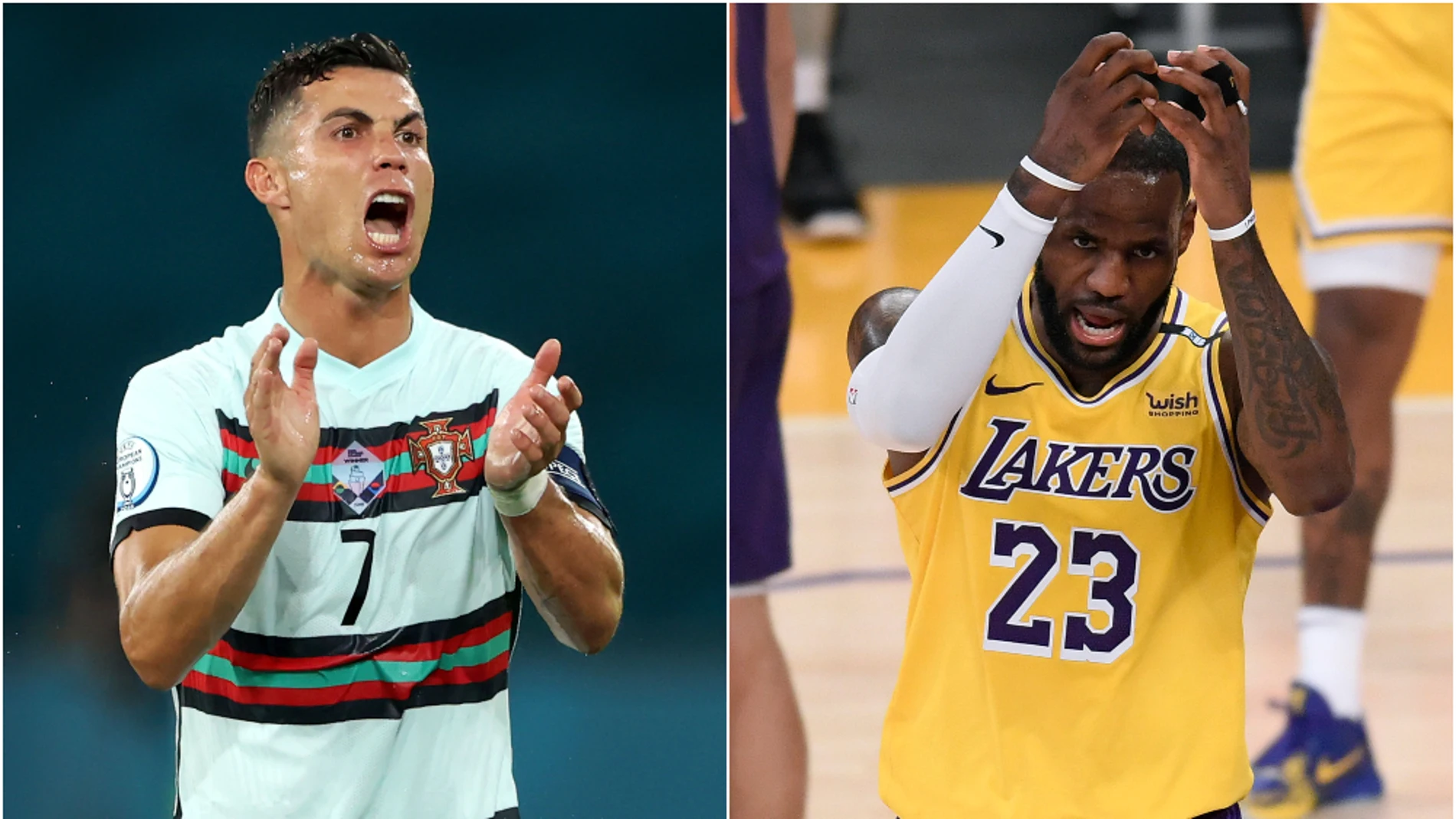 LeBron James y Cristiano Ronaldo, en el top 20 de deportistas más insultados en Twitter