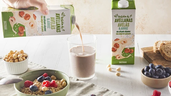 Bebida vegetal de avellanas y arroz Nuevos productos