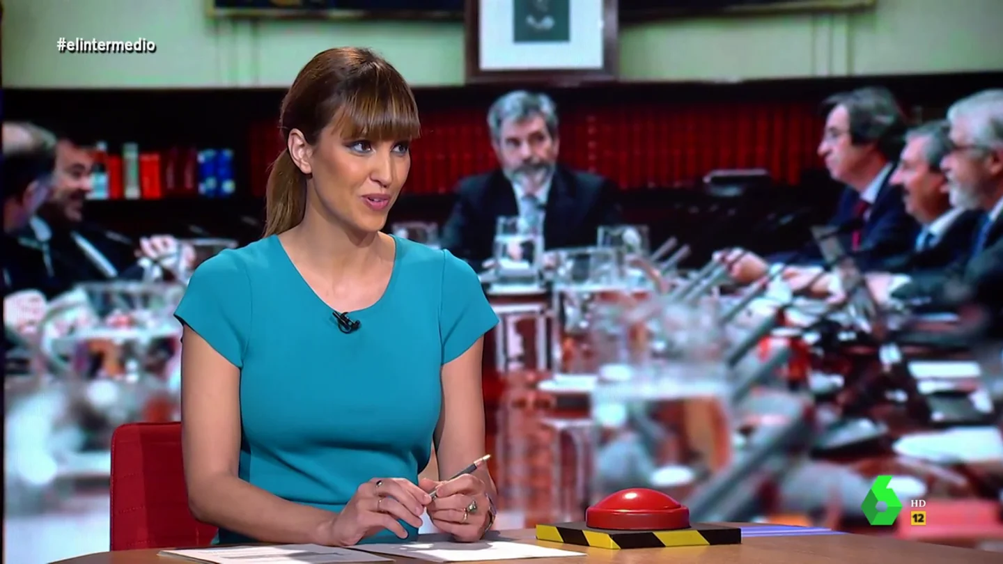 La reacción de Sandra Sabatés cuando Wyoming la compara con Rocío Monasterio en pleno directo La reacción de Sandra Sabatés cuando Wyoming la compara con Rocío Monasterio en pleno directo