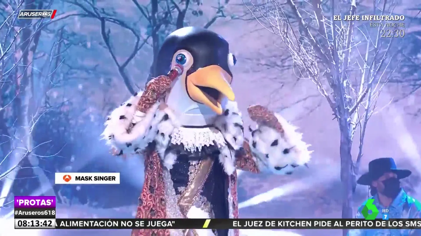 Mask Singer: Pepe Reina y María Zurita se esconden bajo las máscaras de Pingüino y Dragona Mask Singer: Pepe Reina y María Zurita se esconden bajo las máscaras de Pingüino y Dragona