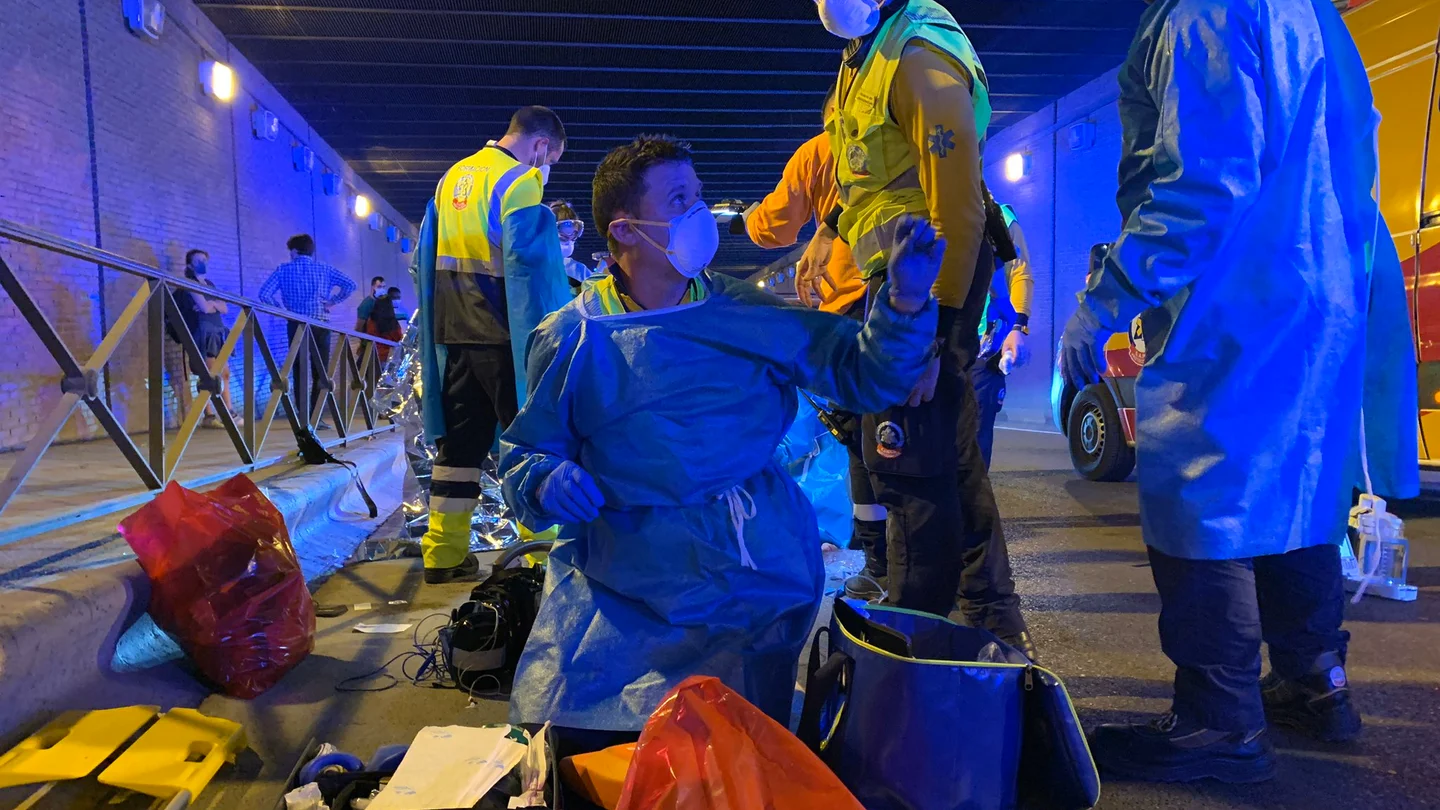 Emergencias Samu Madrid Joven muerto