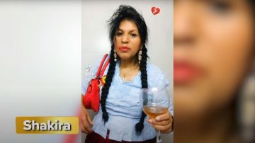 Captura del vídeo de Shakira emitido en Aruser@s