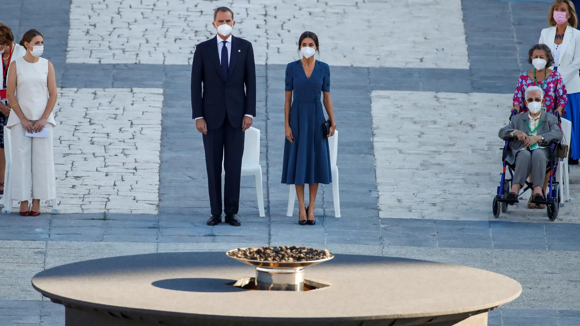 Los Reyes presiden el homenaje a las víctimas de COVID