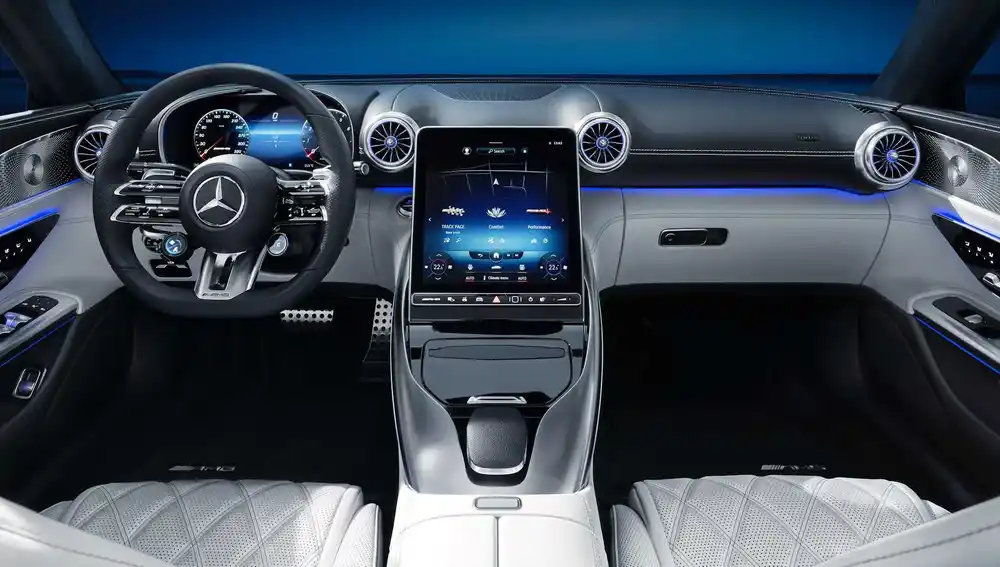 Interior del Mercedes-AMG SL