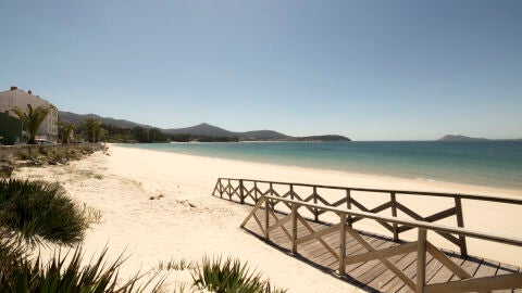 Praia de Coira, Porto do Son