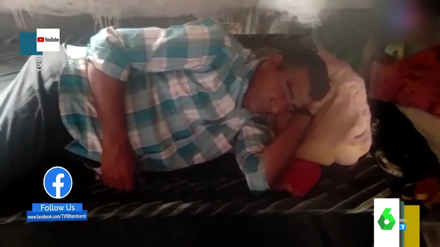 La rara enfermedad de un hombre indio que le hace dormir 300 días al año La rara enfermedad de un hombre indio que le hace dormir 300 días al año