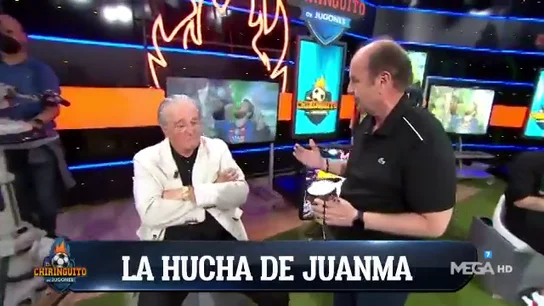 La colecta de Juanma Rodríguez en 'El Chiringuito': "Una monedita para Messi" La colecta de Juanma Rodríguez en 'El Chiringuito': "Una monedita para Messi"