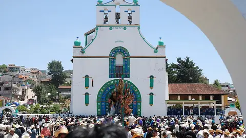 TEmplo de San Juan Chamula, en Chiapas TEmplo de San Juan Chamula, en Chiapas