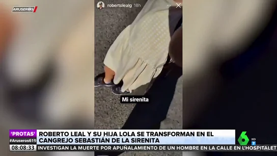 El paseo de Roberto Leal y su hija al ritmo de 'Bajo el mar': "Si no aligeras, cuando tú llegues van a cerrar" El paseo de Roberto Leal y su hija al ritmo de 'Bajo el mar': "Si no aligeras, cuando tú llegues van a cerrar"