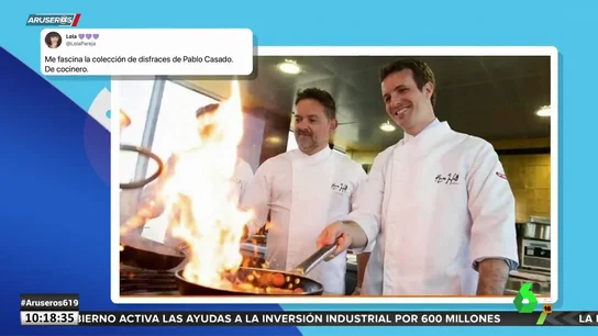 De cocinero a científico pasando por experto en jamones: todos los personajes que ha vivido Pablo Casado De cocinero a científico pasando por experto en jamones: todos los personajes que ha vivido Pablo Casado