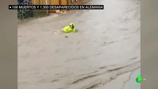 Bombero rescatado en Alemania Bombero rescatado en Alemania