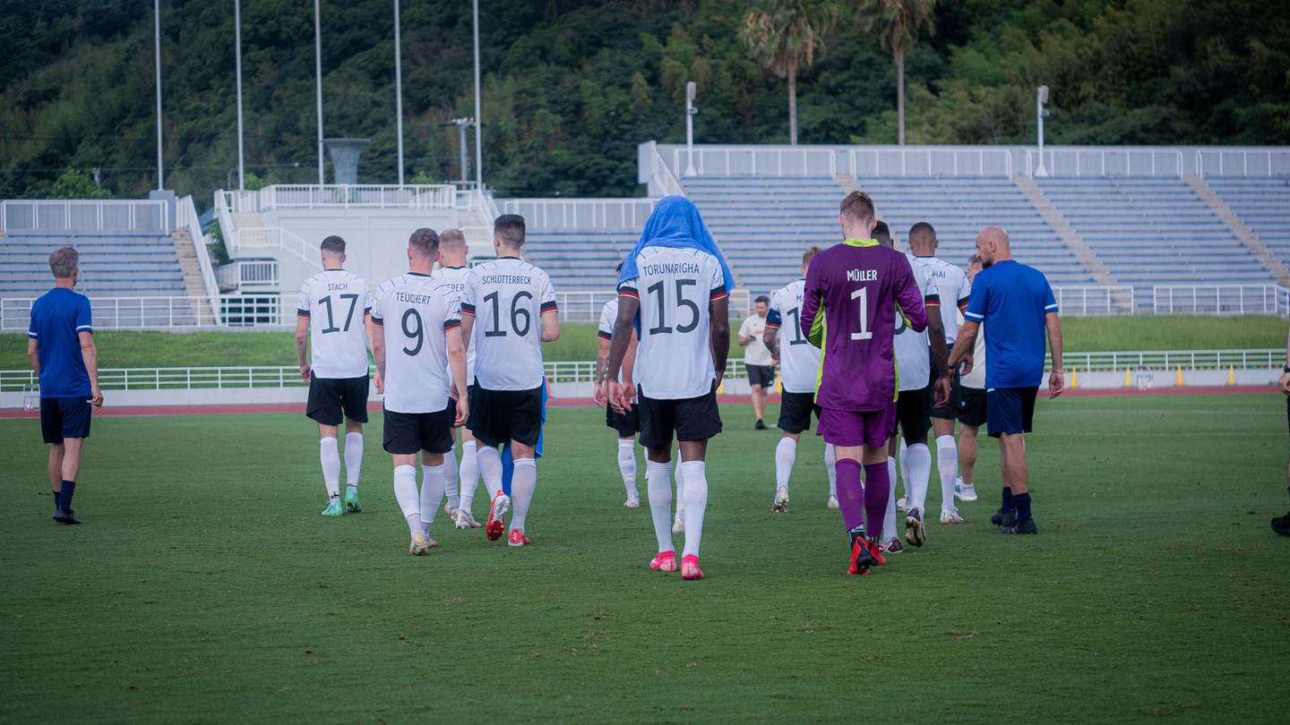 La selección alemana se retira del partido ante Honduras La selección alemana se retira del partido ante Honduras