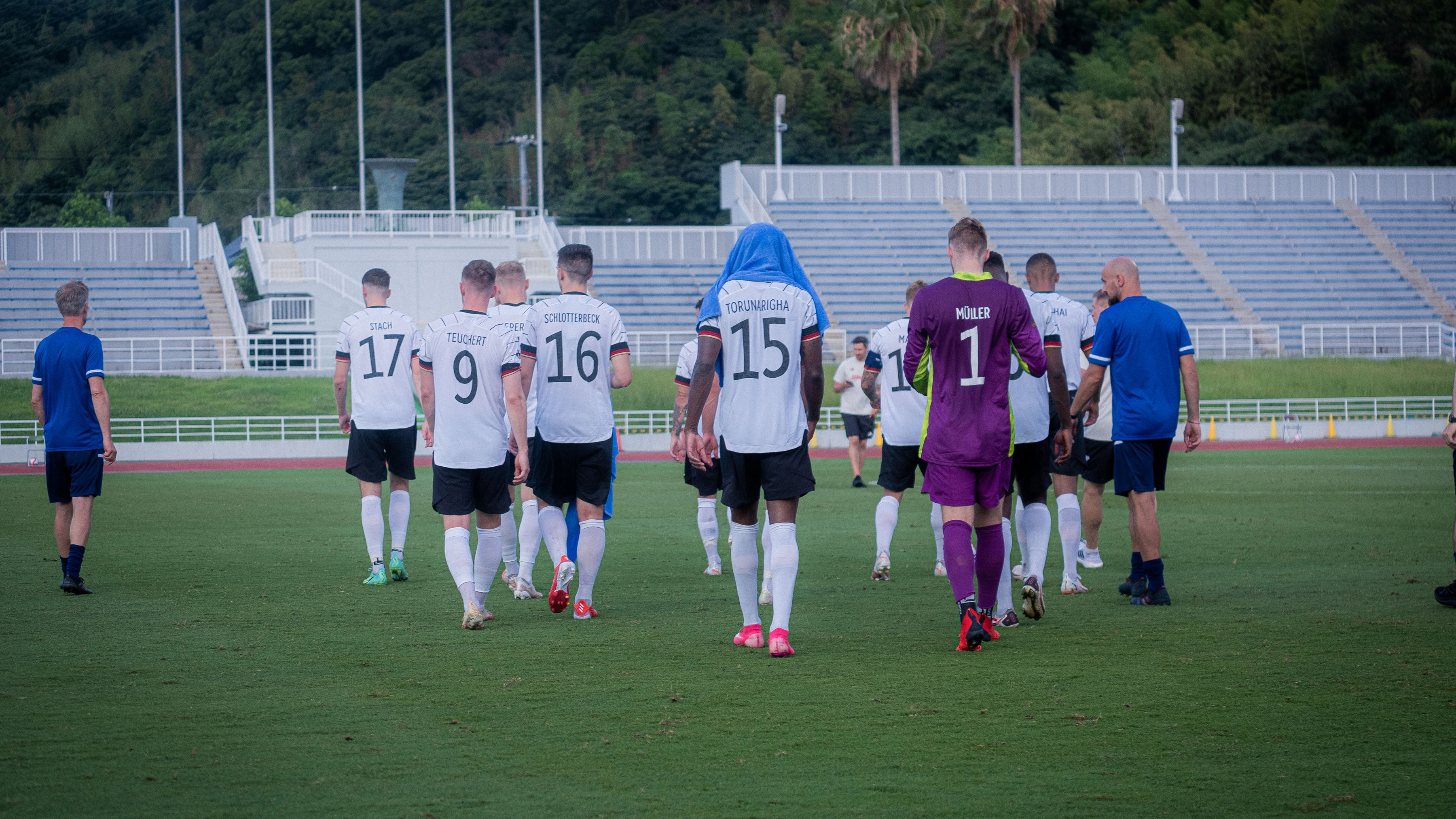 La selección alemana se retira del partido ante Honduras