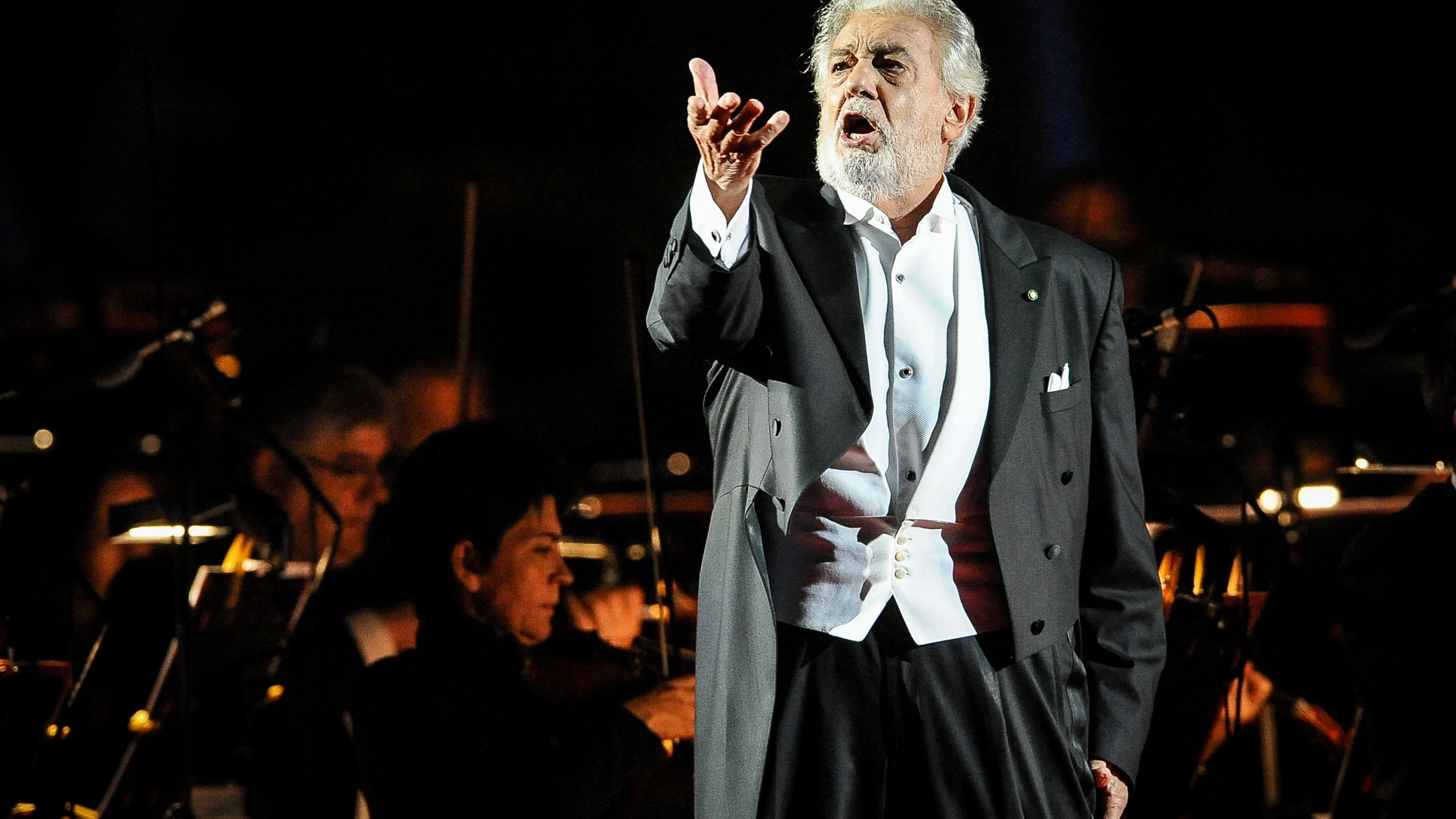 Plácido Domingo, durante una actuación