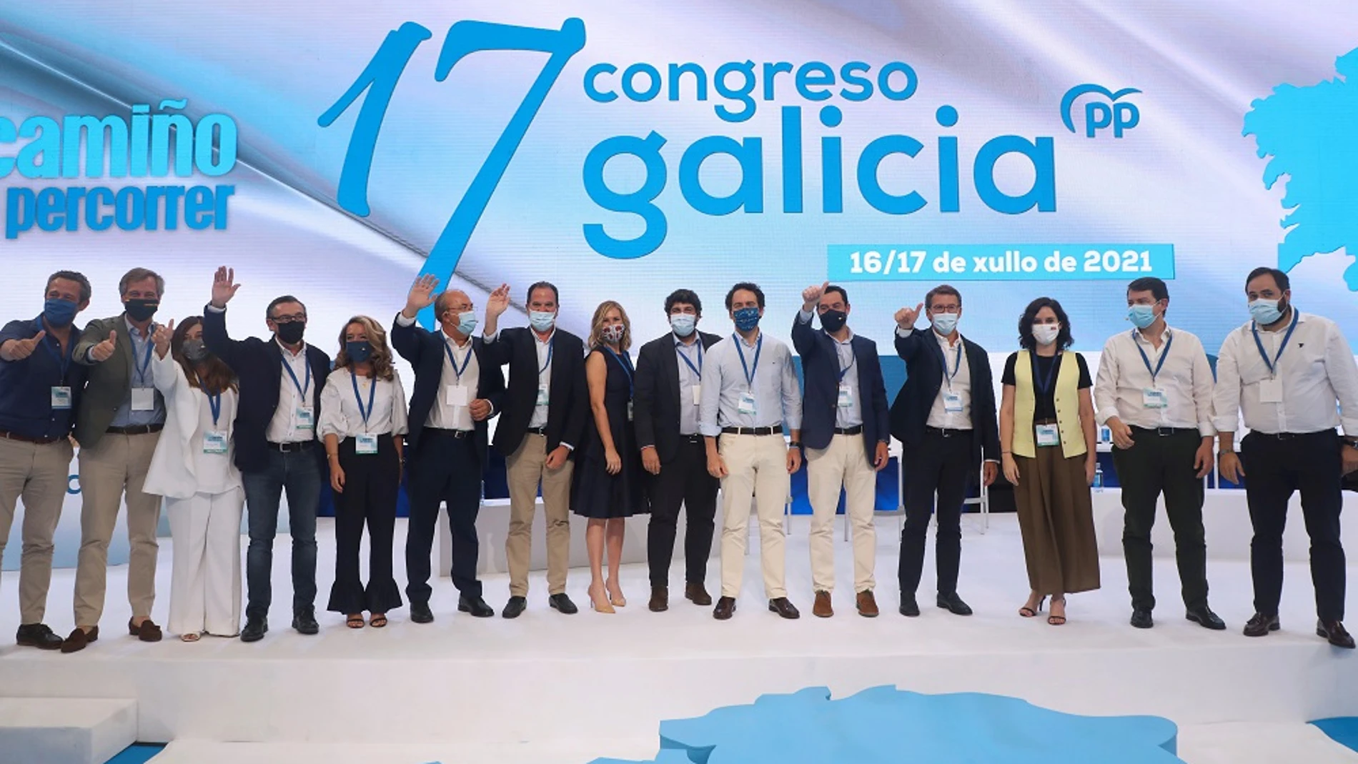 Líderes del PP en Galicia