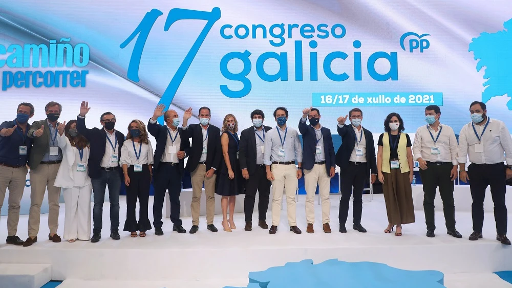 Líderes del PP en Galicia