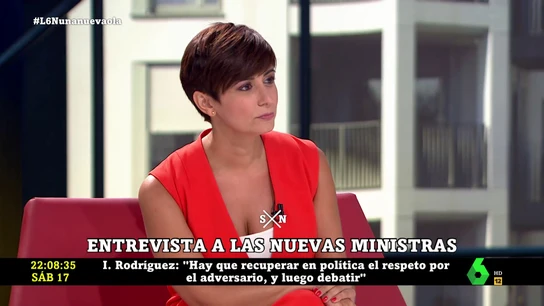 Isabel Rodríguez, en laSexta Noche Isabel Rodríguez, en laSexta Noche