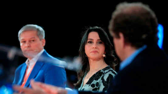 La líder de Ciudadanos, Inés Arrimadas, durante la Convención Nacional del partido La líder de Ciudadanos, Inés Arrimadas, durante la Convención Nacional del partido