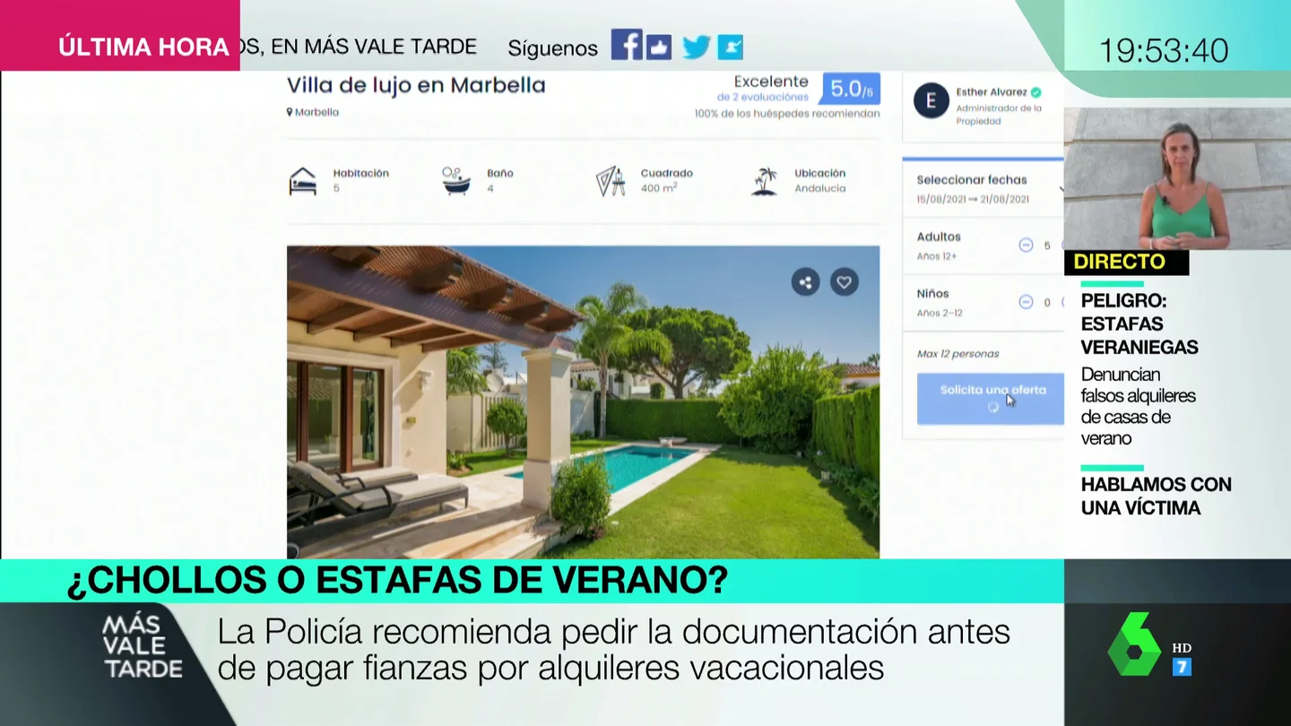 Estafa vacacional Estafa vacacional