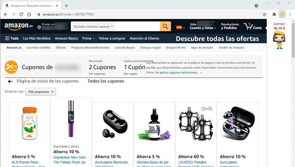 Buscar cheap descuentos amazon