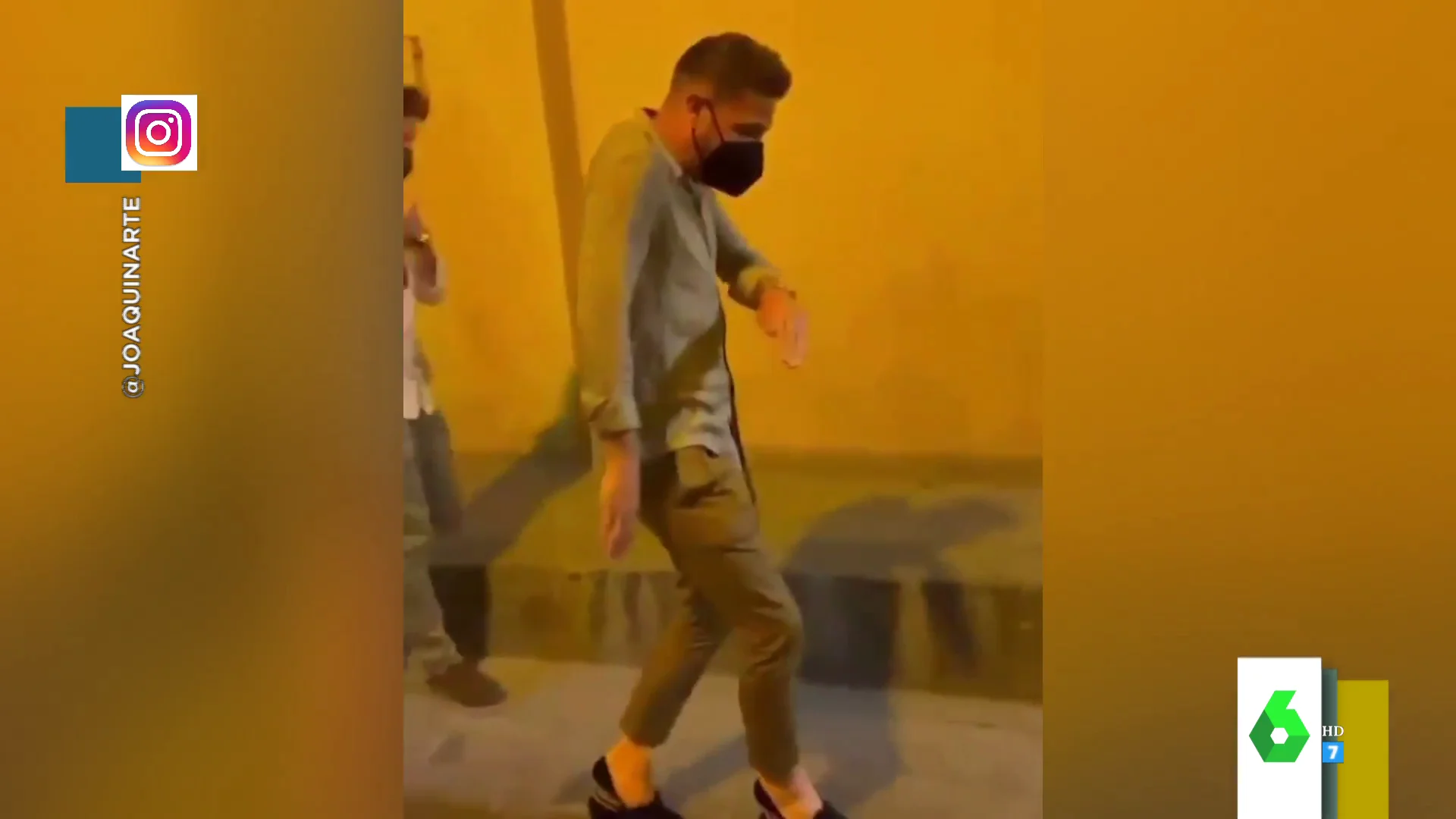 La divertida anécdota detrás del vídeo de Joaquín bailando el 'Smooth Walker' en tacones: "A mi mujer le dolían los pies"