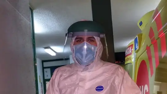 El sanitario tinerfeño autor de la carta, Alejandro Cano. El sanitario tinerfeño autor de la carta, Alejandro Cano.