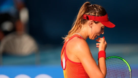 La tenista Paula Badosa se retira en cuartos de final por un golpe de calor La tenista Paula Badosa se retira en cuartos de final por un golpe de calor