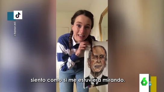 El mensaje de la reina Isabel de Inglaterra a una joven que pintó un retrato del Duque de Edimburgo El mensaje de la reina Isabel de Inglaterra a una joven que pintó un retrato del Duque de Edimburgo