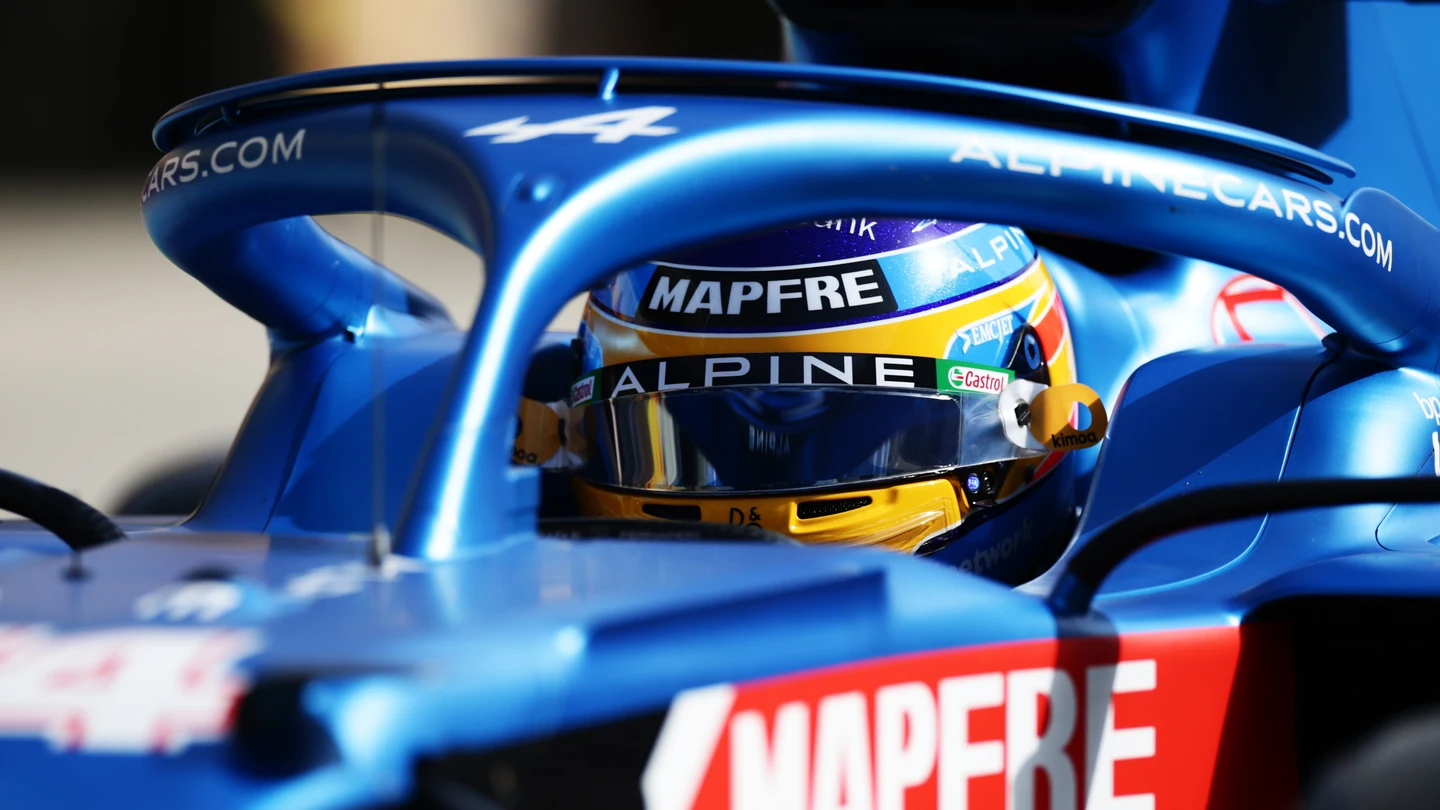 Fernando Alonso en el Alpine Fernando Alonso en el Alpine
