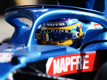 Fernando Alonso en el Alpine Fernando Alonso en el Alpine