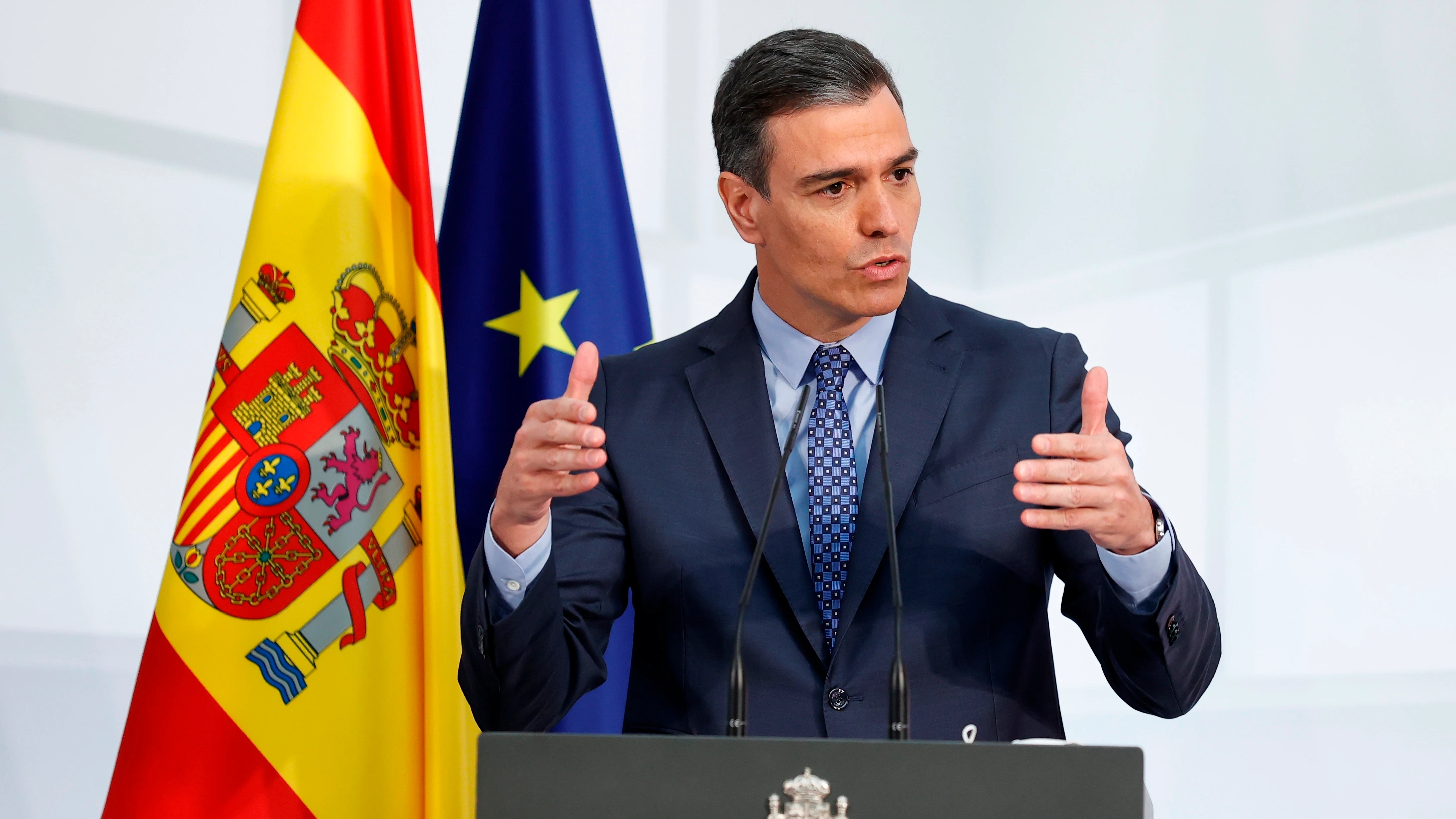 Pedro Sánchez en Moncloa